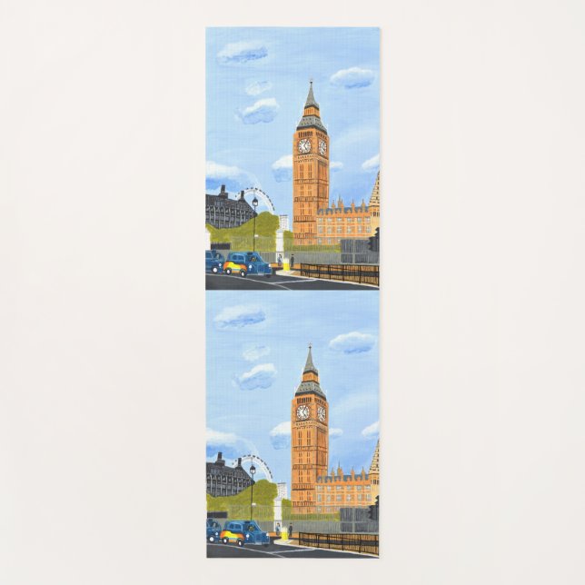 Tapis de yoga Big Ben Londres  (Devant)