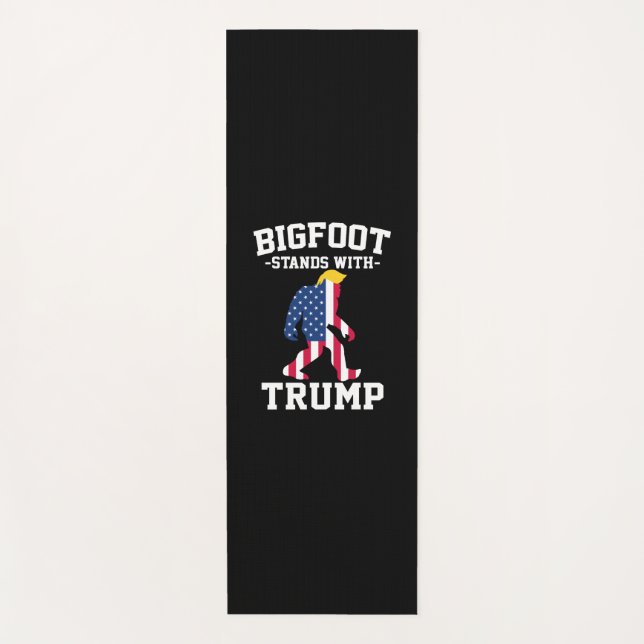 Tapis De Yoga Bigfoot Se Déplace Avec Les Élections Trump De 202 (Devant)