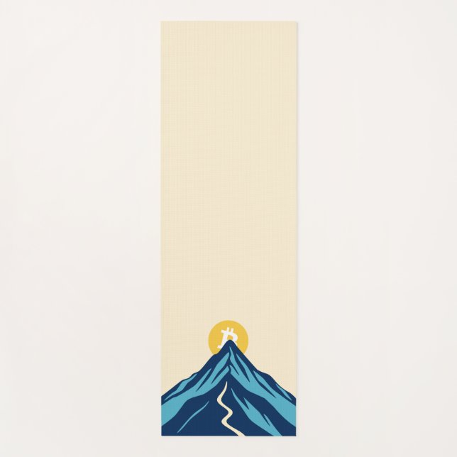 Tapis De Yoga Bitcoin en hausse (Devant)