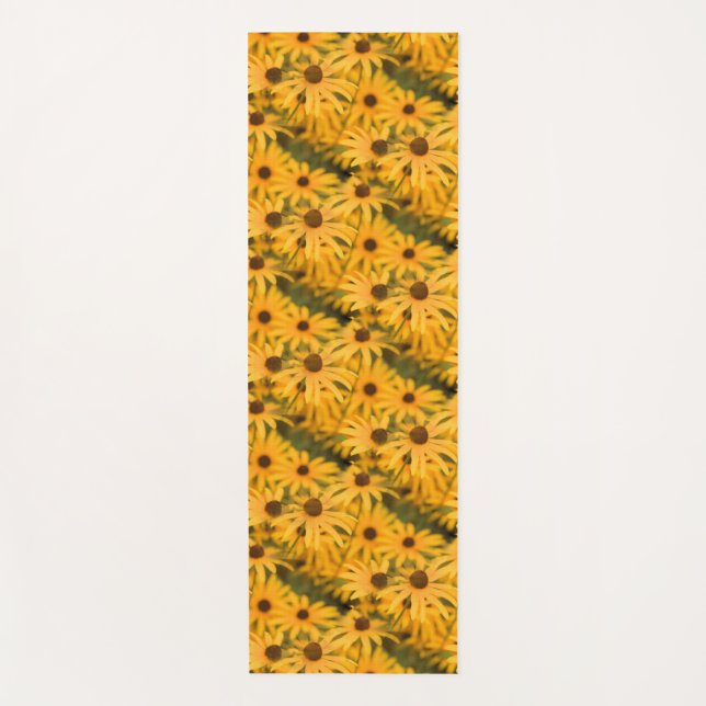 Tapis De Yoga Black Eyed Susan Blooms (Devant)