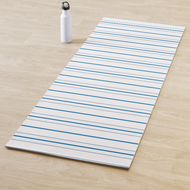 Tapis De Yoga Bleu (En situation)