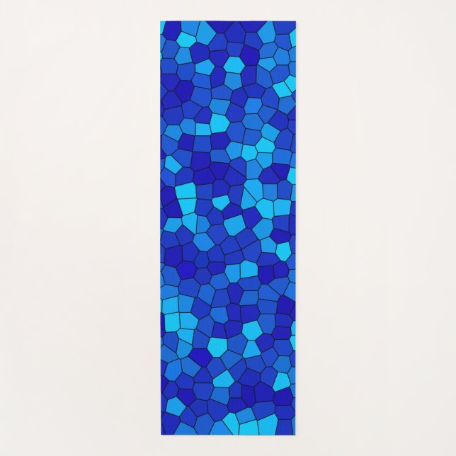 TAPIS DE YOGA BLEU (Devant)