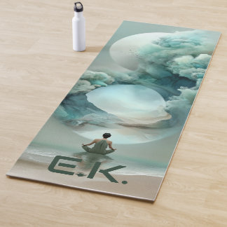 Tapis de yoga Bleu Mystique – Calmant et Inspirant
