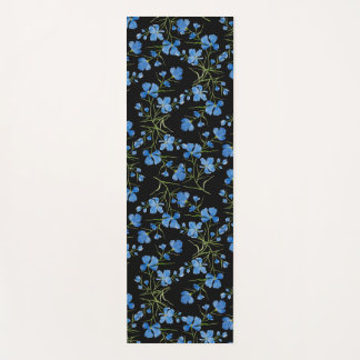 Tapis De Yoga Blue Cosmos Flowers