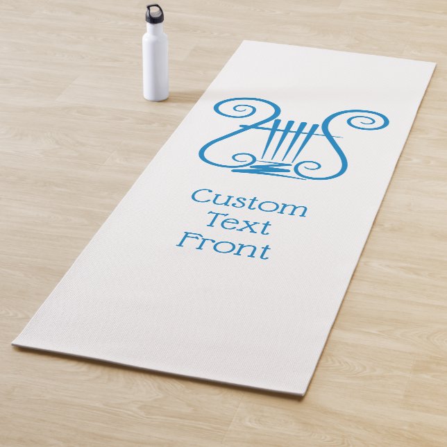 Tapis De Yoga Blue Lyre (En situation)