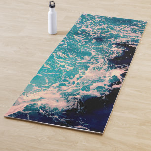 Tapis De Yoga Blue Ocean Waves Photographie Yoga Mat