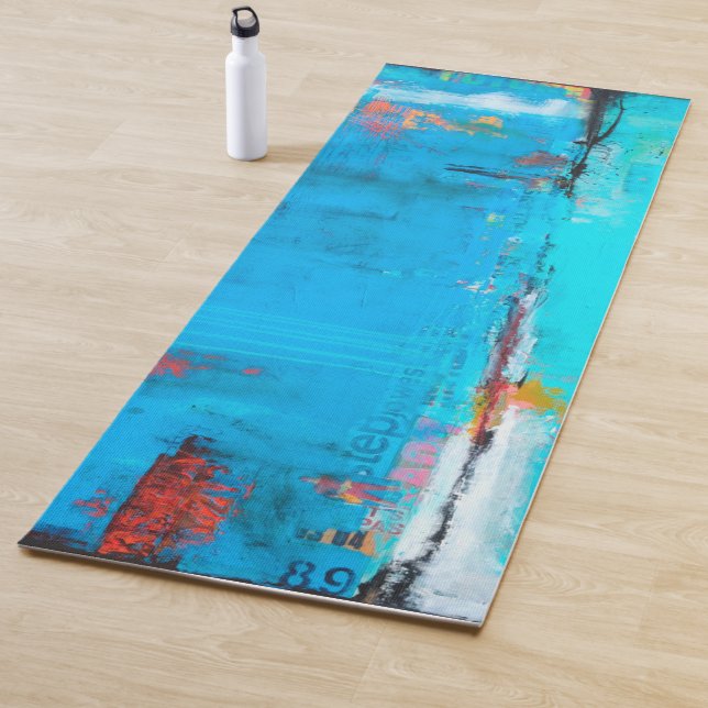 Tapis De Yoga Blues Matchbox (En situation)