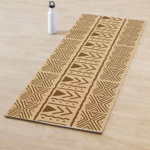 Tapis De Yoga Bogolan Concepteur africain imprimé Yoga Matt