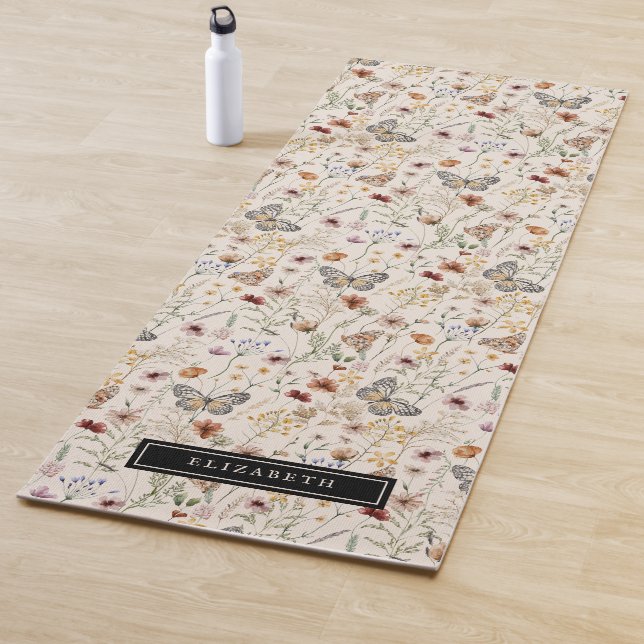 Tapis de yoga bohème (En situation)