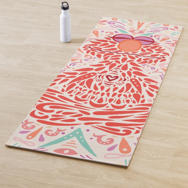 Tapis De Yoga Bohemian Elmo (En situation)