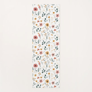 Tapis De Yoga Boho Fleur Sauvage