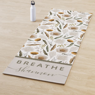 Tapis De Yoga Boho Floral Yoga Mat