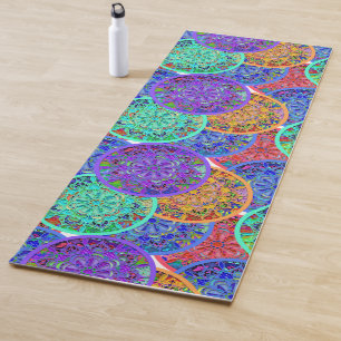 Tapis De Yoga Boho Mandalas Belle