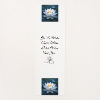 Tapis De Yoga Boire du vin, se sentir zen
