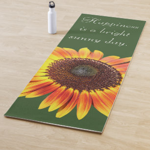 Tapis De Yoga Bonne Citation de tournesol Yoga Mat