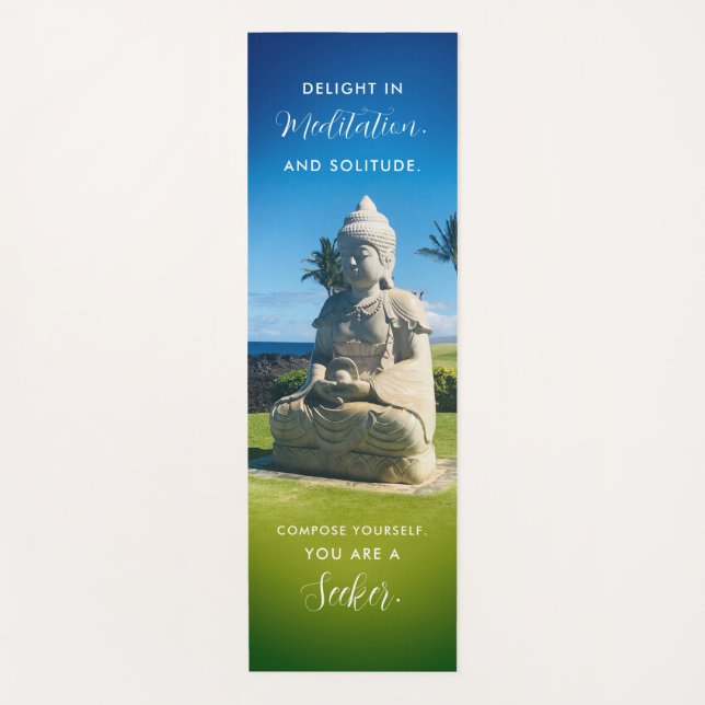 Tapis de Yoga Bouddha Citation Bouddha (Devant)