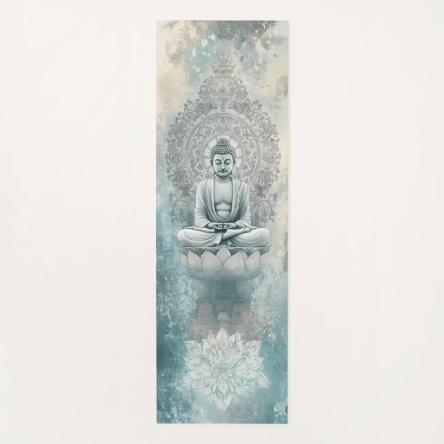 Tapis De Yoga Bouddha sur mesure Thème Yoga Mat pour votre prati (Devant)