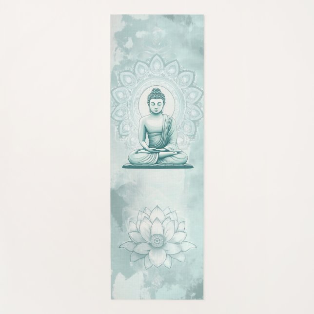 Tapis De Yoga Bouddha vibre Yoga Mat pour les amateurs de yoga (Devant)