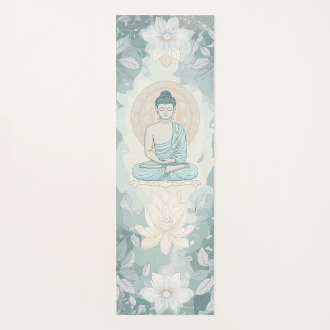 Tapis De Yoga Bouddha Yoga Mat unique pour le bien-être spiritue (Devant)