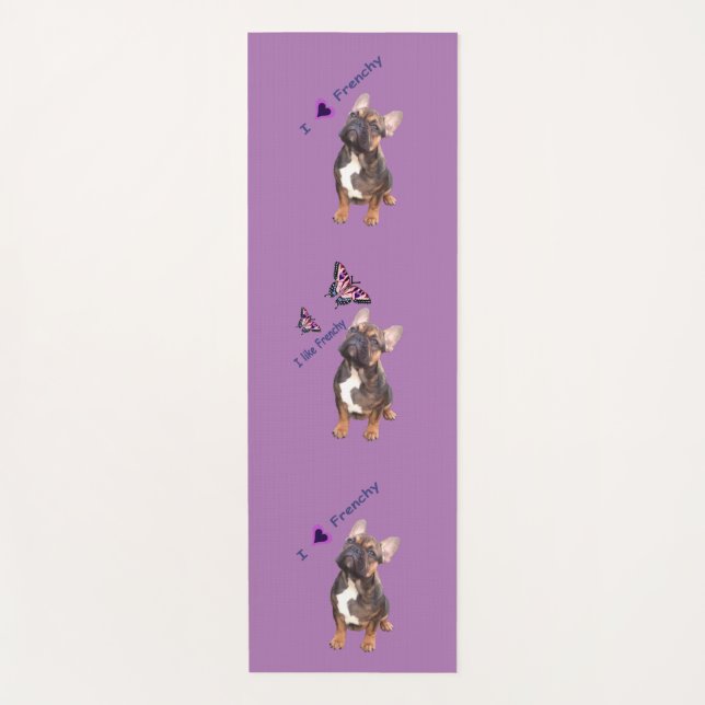 Tapis De Yoga Bouledogue français papillon Bouledogue Français (Devant)