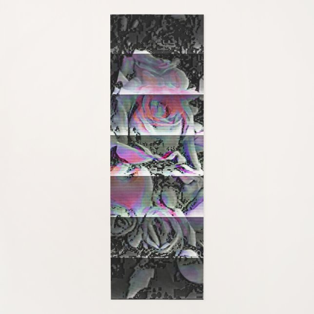 Tapis De Yoga Bouquet Techno  (Devant)