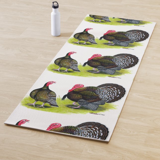 Tapis De Yoga Bronze large de Turquie (En situation)