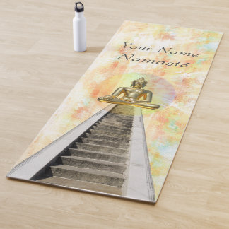 Tapis De Yoga Buddha Namasté pastell Aquarell-Yoga-Matte