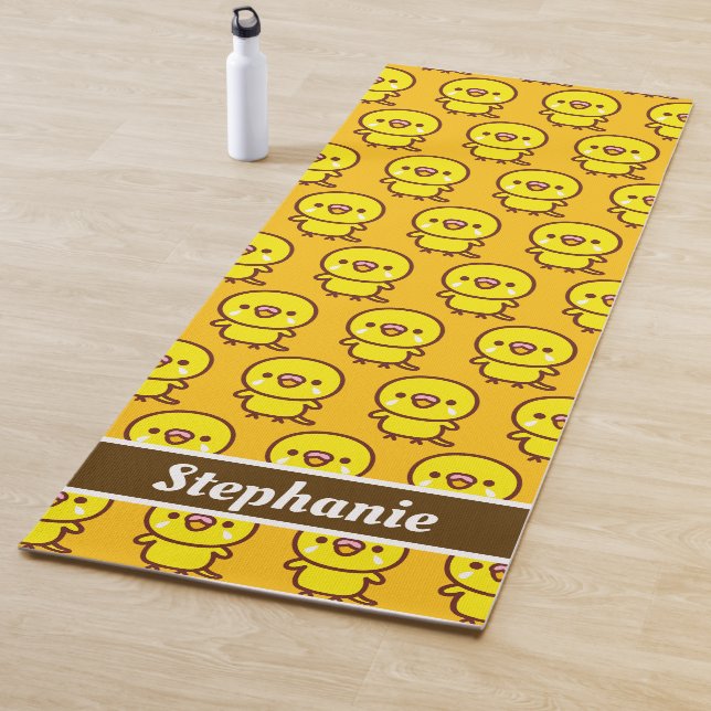 Tapis De Yoga Budgerigar / Lutino (En situation)