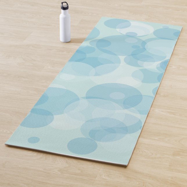 Tapis De Yoga Bulles bleues (En situation)