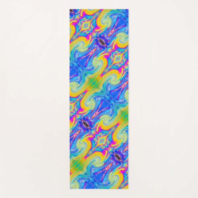 Tapis De Yoga bulles de savon (Devant)