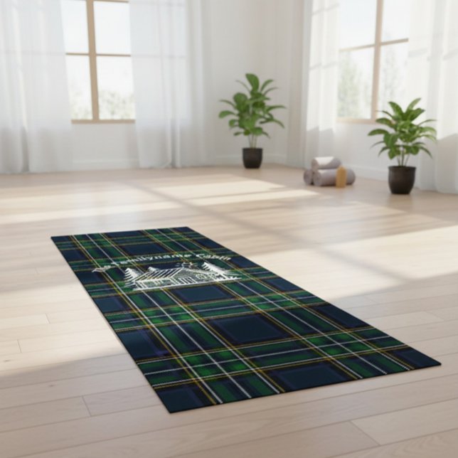 Tapis De Yoga Cabine de famille rustique personnalisé (Créateur téléchargé)