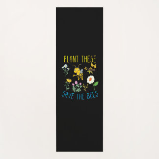 Tapis De Yoga Cadeau apiculteur | Plantes Qui Sauvent Les Abeill