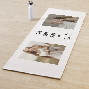 Tapis De Yoga Cadeau de soins personnels avec photo pour maman m