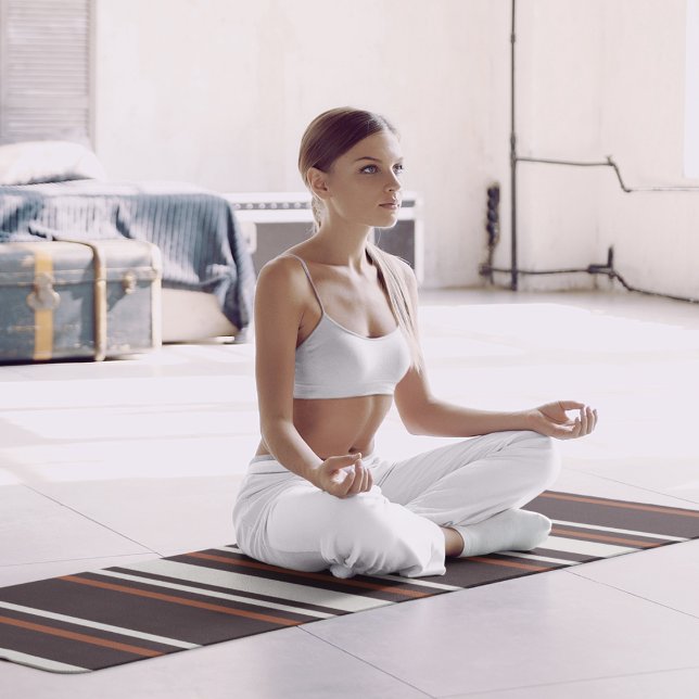 Tapis De Yoga Café classique Brown (Créateur téléchargé)