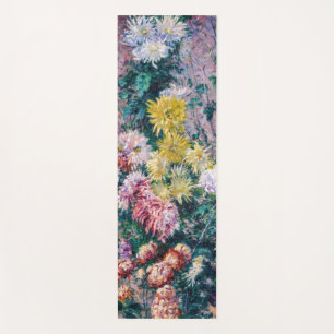 Tapis De Yoga Caillebotte - Chrysanthèmes blanc et jaune