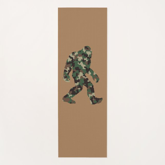 Tapis De Yoga Camo Bigfoot Sasquatch (Devant)