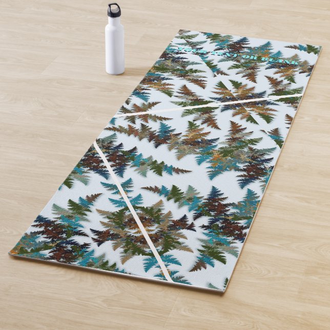 Tapis De Yoga Camouflage arctique fragile (En situation)