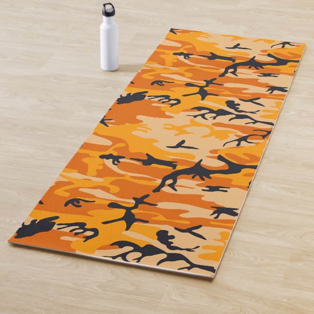 Tapis De Yoga Camouflage orange, Militaire, Armée (En situation)