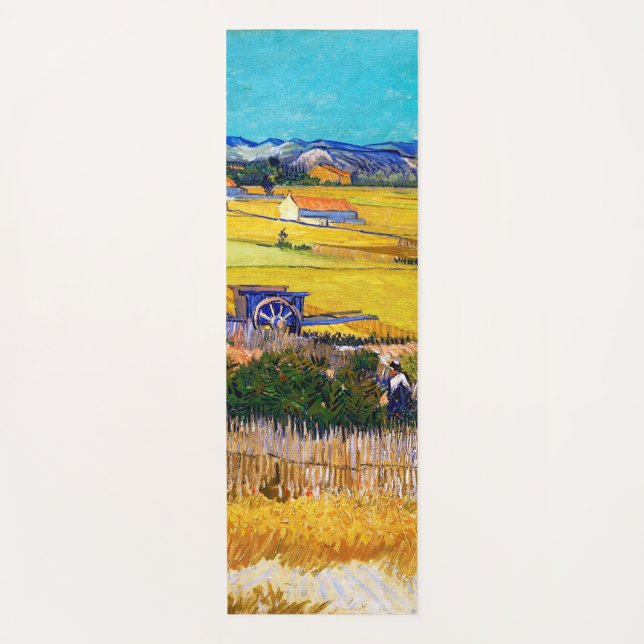 Tapis De Yoga Campagne d'automne, Van Gogh (Devant)