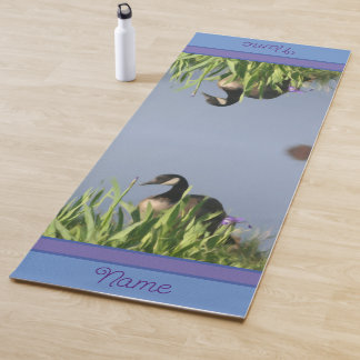 Tapis De Yoga Canada Goose Irises Nature Art Personnalisé