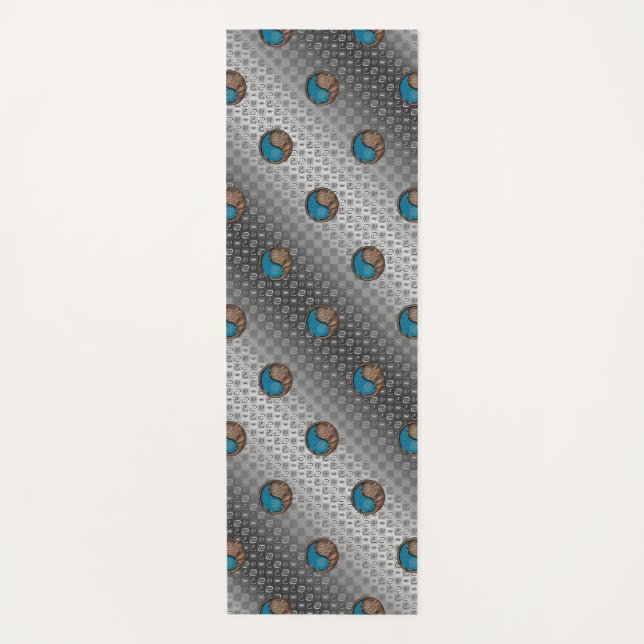 Tapis De Yoga Cancer et lapin terrestre (Devant)