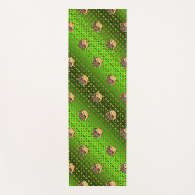 Tapis De Yoga Capricorne et chèvre de feu (Devant)
