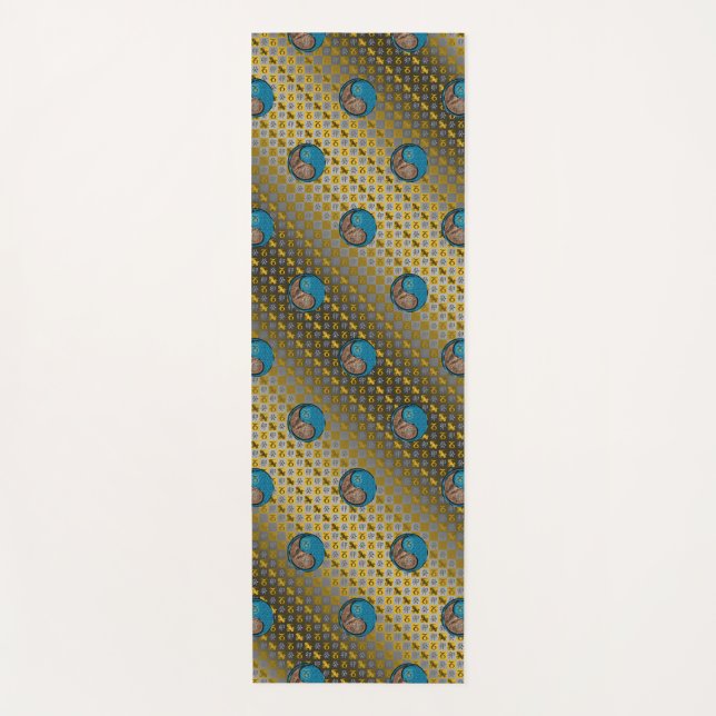 Tapis De Yoga Capricorne et Rabbit d'eau (Devant)