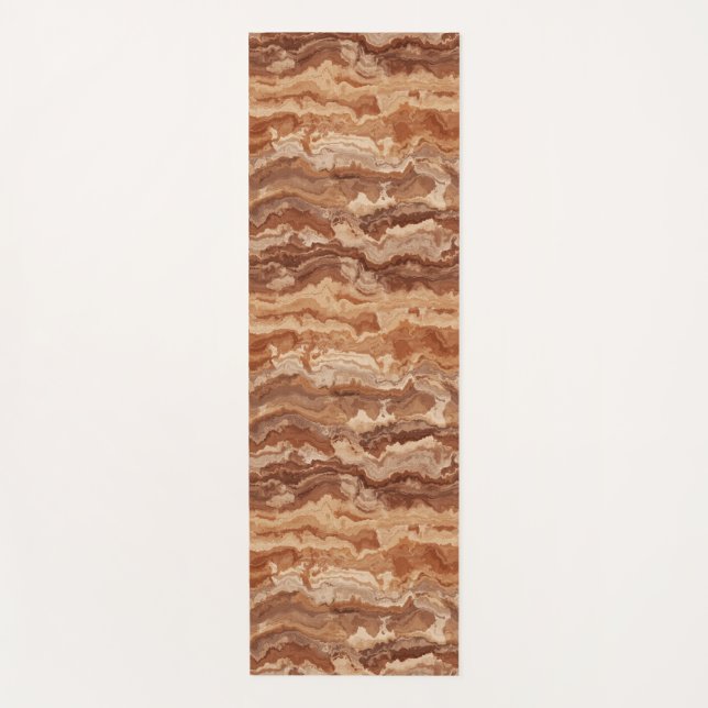 Tapis De Yoga Caramel Agate (Devant)