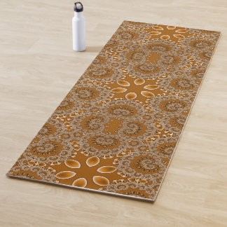 Tapis De Yoga Caramel Fractal Lace 