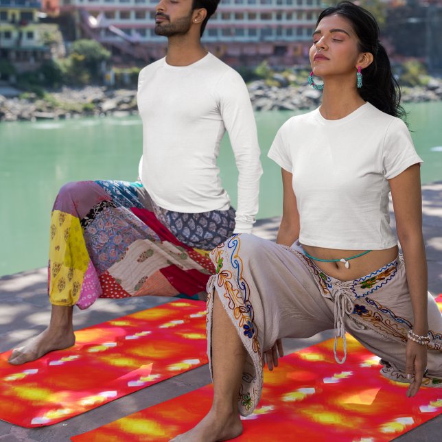 Tapis De Yoga carreau lumineux (Créateur téléchargé)
