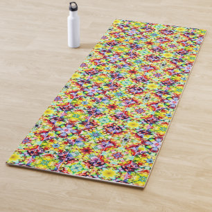 Tapis De Yoga Carrelage méditerranéen, Carreaux d'encre d'alcool