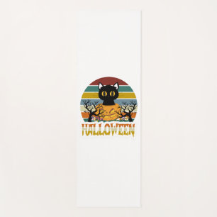 Tapis De Yoga Cat Halloween