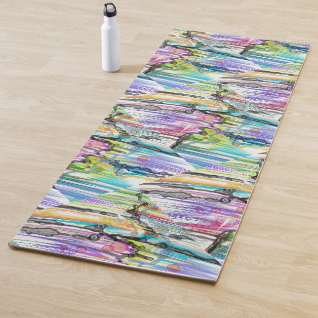 TAPIS DE YOGA CATÉGORIE CINQ ÉCHANTILLONNEMENT ART CONCEPTION AB (En situation)