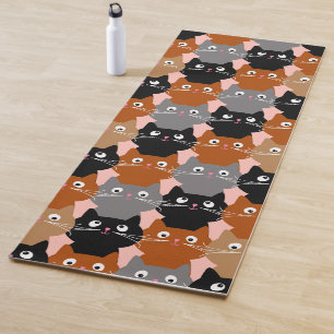 TAPIS DE YOGA CATS AMOUREUX DE LES CHATS ART YOGA MATS
